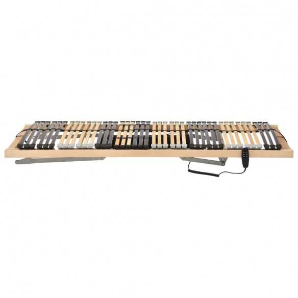Sommier à lattes électrique avec 42 lattes 7 zones 70x200 cm