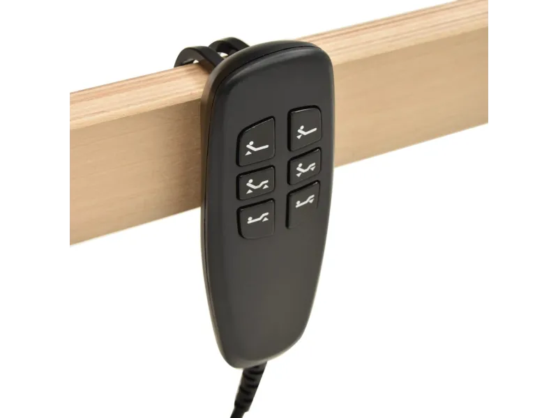 Sommier à lattes électrique avec 42 lattes 7 zones 70x200 cm