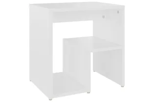 Table de chevet Blanc 40x30x40 cm Aggloméré 2