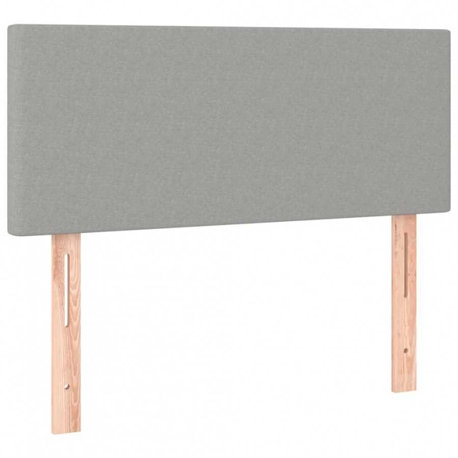 Tête de lit Gris clair 90x5x78/88 cm Tissu