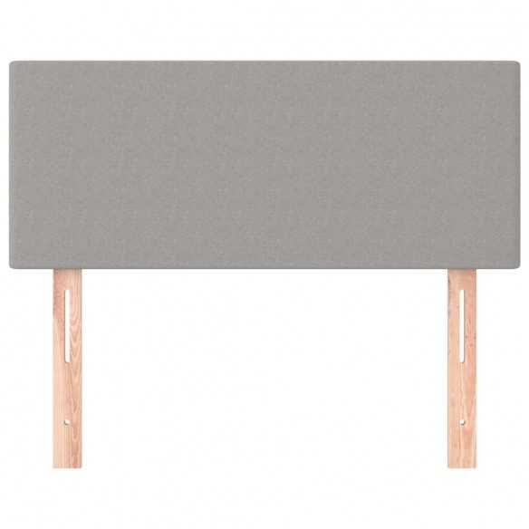 Tête de lit Gris clair 90x5x78/88 cm Tissu