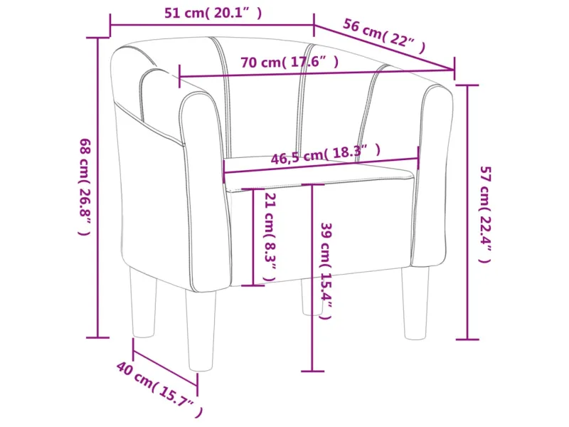 Fauteuil cabriolet gris clair velours