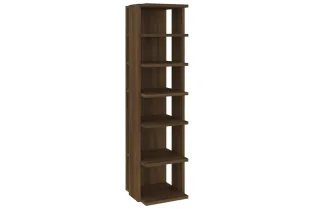 Étagère à chaussures Chêne marron 27,5x27x102cm Bois ingénierie 2
