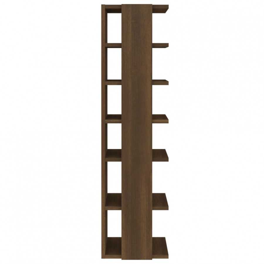 Étagère à chaussures Chêne marron 27,5x27x102cm Bois ingénierie