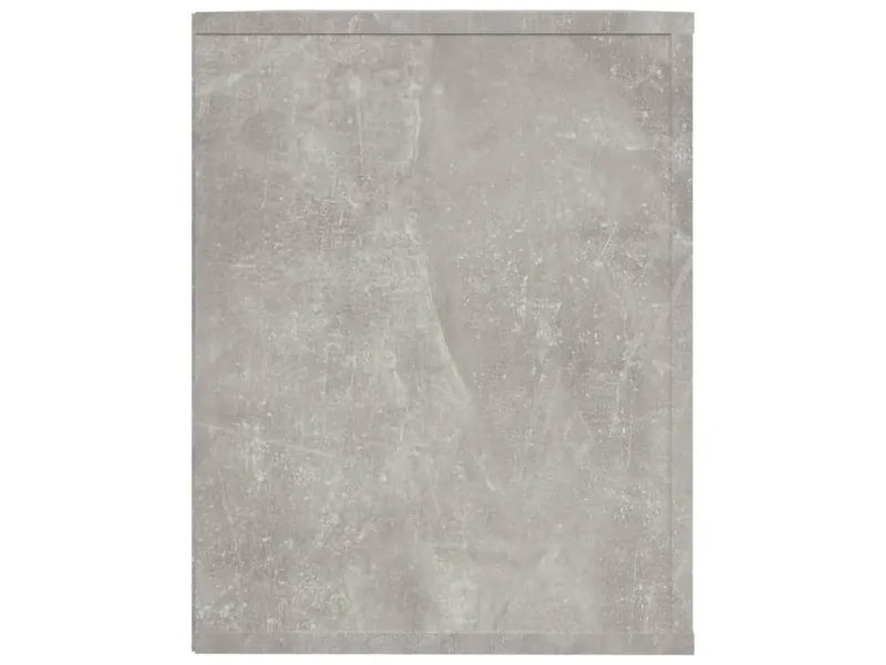 Étagère à chaussures Gris béton 75x35x45 cm Bois d'ingénierie