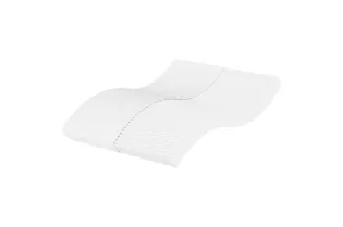 Matelas en mousse blanc 140x190 cm dureté H2 H3