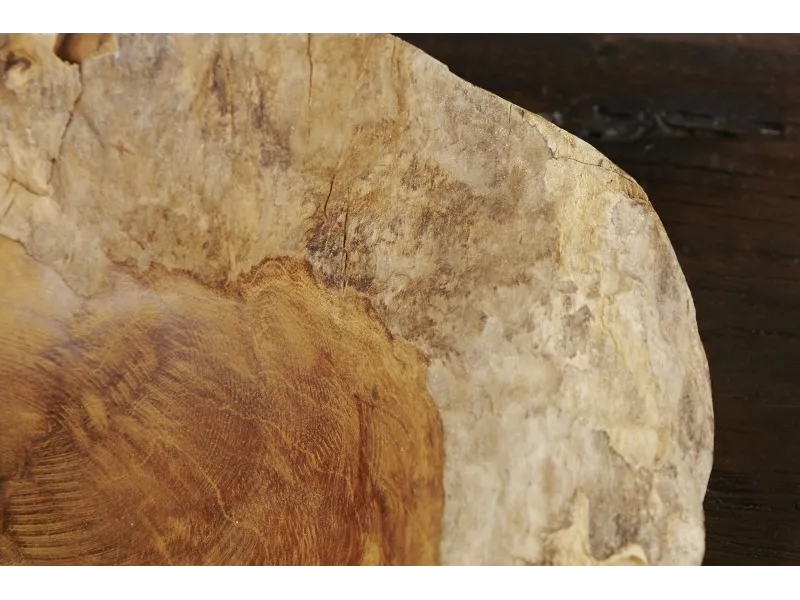 Corbeille de fruit naturel 30 cm en bois massif