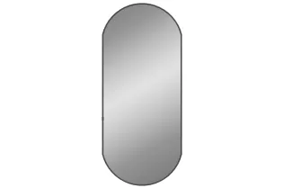Miroir mural Noir 80x35 cm Ovale 2