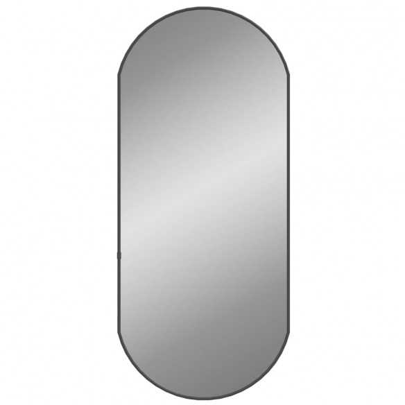 Miroir mural Noir 80x35 cm Ovale
