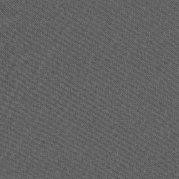 Fauteuil cabriolet avec repose-pied gris foncé tissu