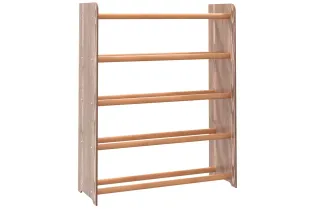 Étagère à chaussures Marron 65x24x81 cm Bois d'ingénierie 2