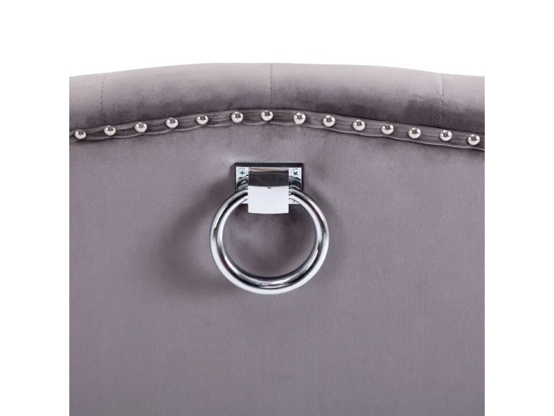 Chaise à manger Gris Velours