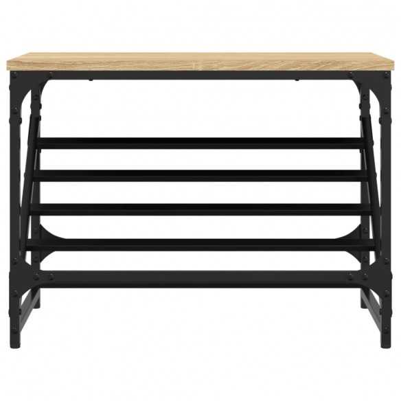 Étagère à chaussures chêne sonoma 60x30x45 cm bois d'ingénierie