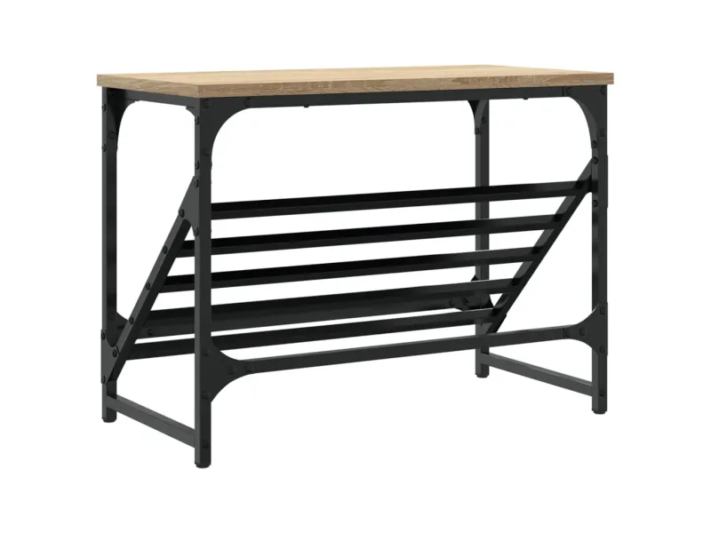 Étagère à chaussures chêne sonoma 60x30x45 cm bois d'ingénierie