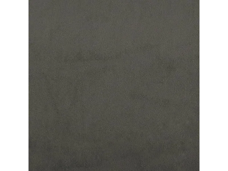 Canapé-lit à 2 places gris foncé velours