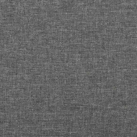 Canapé-lit à 2 places avec deux oreillers gris clair tissu