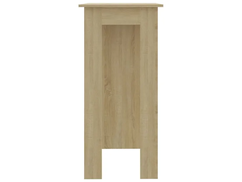 Table de bar avec étagère Chêne sonoma 102x50x103,5cm Aggloméré