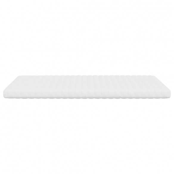 Matelas en mousse blanc 140x190 cm 7 zones dureté 20 ILD
