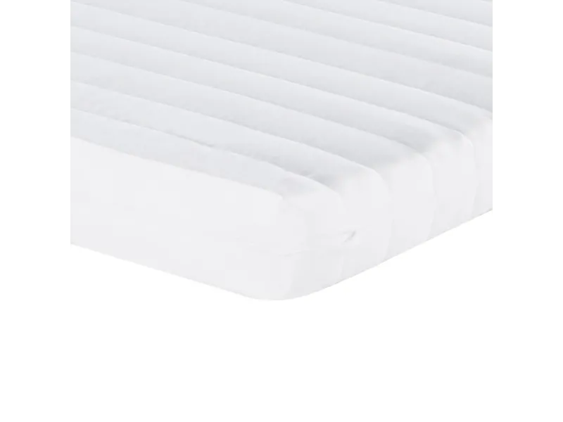 Matelas en mousse blanc 140x190 cm 7 zones dureté 20 ILD
