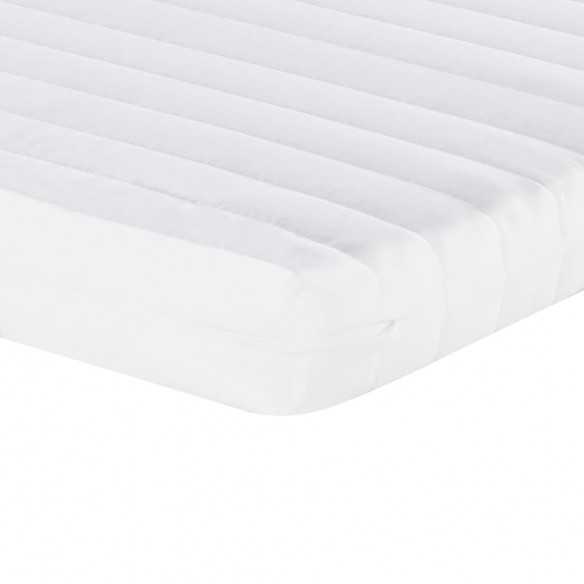 Matelas en mousse blanc 140x190 cm 7 zones dureté 20 ILD