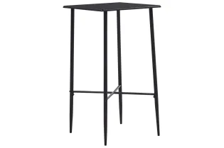Table de bar Noir 60x60x111 cm MDF