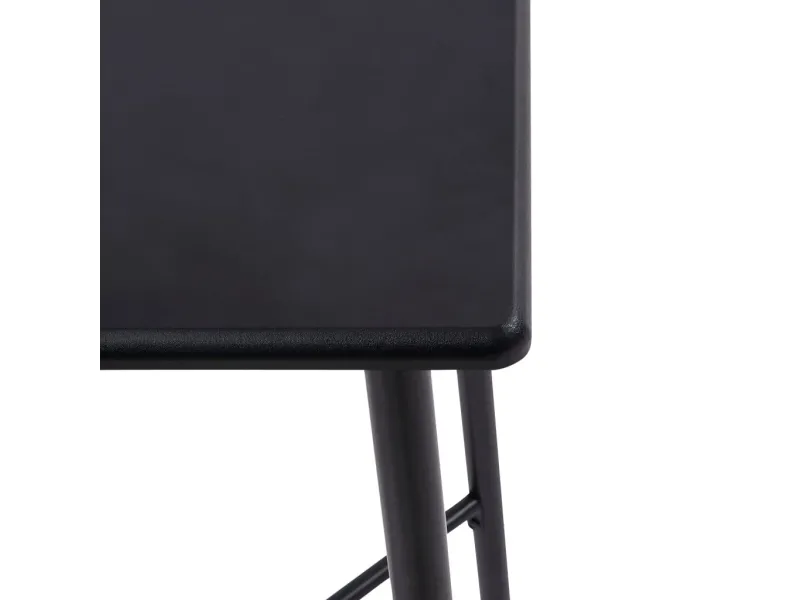 Table de bar Noir 60x60x111 cm MDF