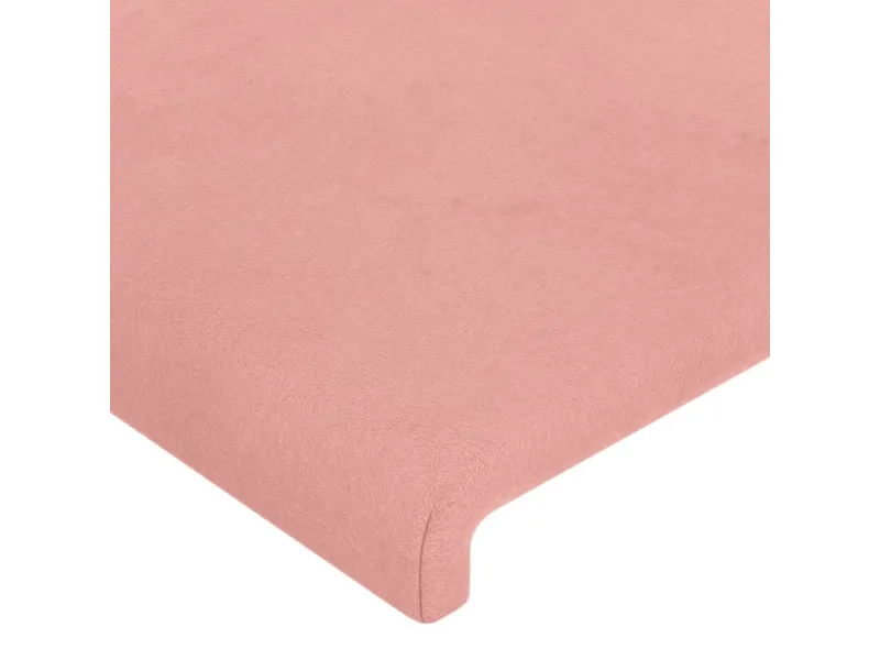 Tête de lit Rose 100x5x78/88 cm Velours