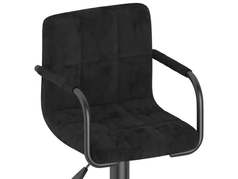 Tabouret de bar Noir Velours