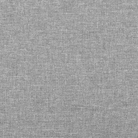 Tête de lit avec oreilles Gris clair 93x16x118/128 cm Tissu