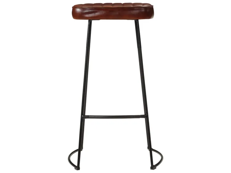 Tabourets de bar Gavin 2 pcs marron foncé 44x37,5x78 cm