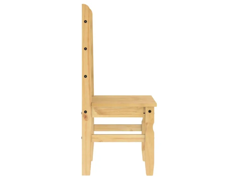 Chaises à manger lot de 2 Corona 42x47x107cm bois massif de pin