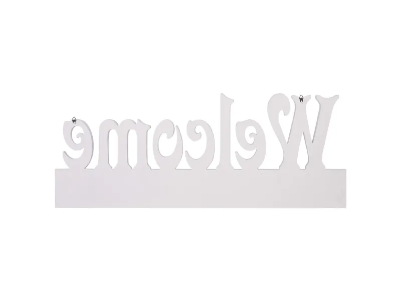 Porte-manteau mural WELCOME Blanc 74x29,5 cm