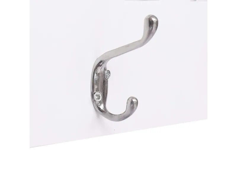 Porte-manteau mural WELCOME Blanc 74x29,5 cm