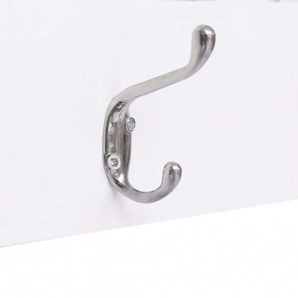 Porte-manteau mural WELCOME Blanc 74x29,5 cm