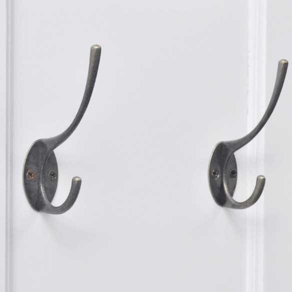 Portemanteaux 2 pcs Blanc