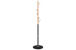 Porte-manteau noir 172 cm fer enduit de poudre 2