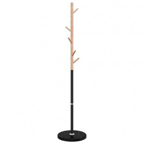Porte-manteau noir 172 cm fer enduit de poudre