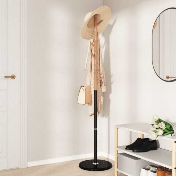 Porte-manteau noir 172 cm fer enduit de poudre