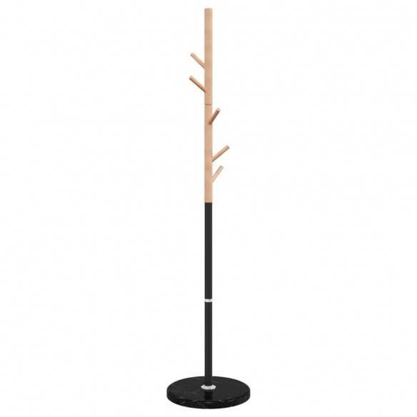 Porte-manteau noir 172 cm fer enduit de poudre