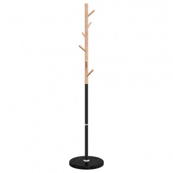 Porte-manteau noir 172 cm fer enduit de poudre