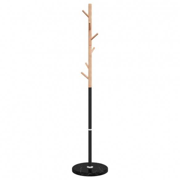 Porte-manteau noir 172 cm fer enduit de poudre