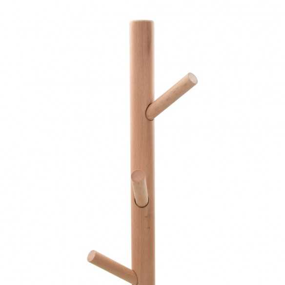 Porte-manteau noir 172 cm fer enduit de poudre