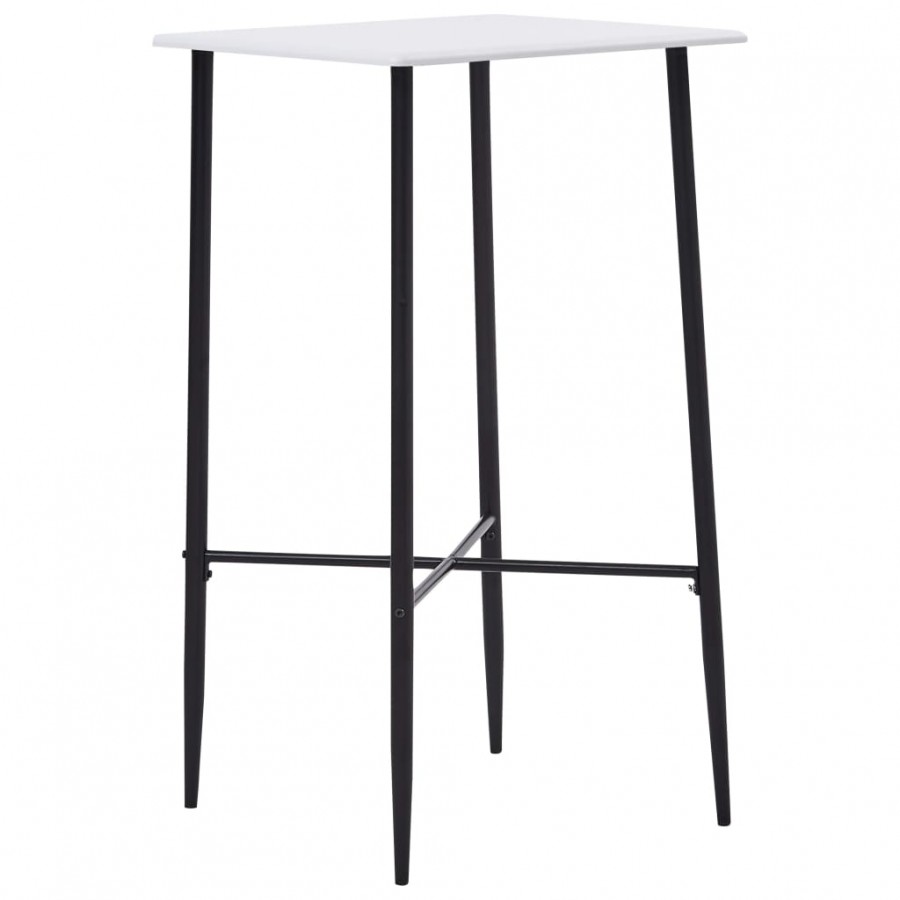 Table de bar Blanc 60 x 60 x 111 cm MDF