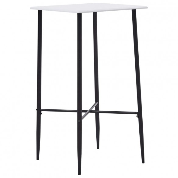 Table de bar Blanc 60 x 60 x 111 cm MDF