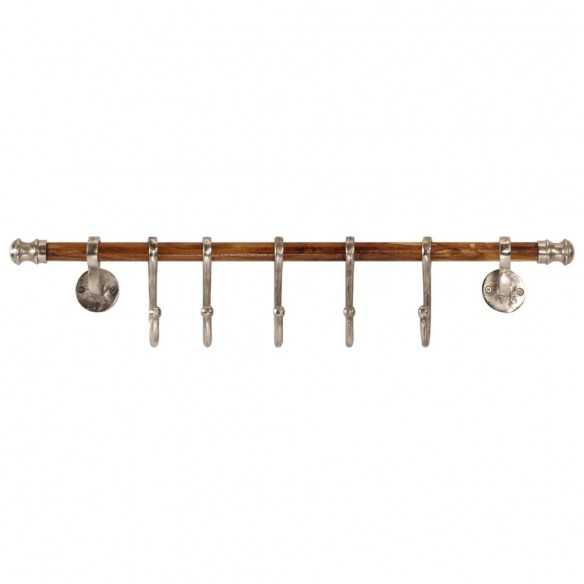 Porte-manteau mural 75x15 cm aluminium