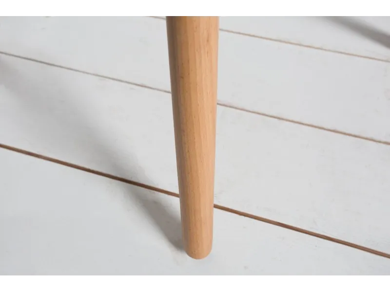 Lot de 2 fauteuils scandinaves en tissu gris foncé