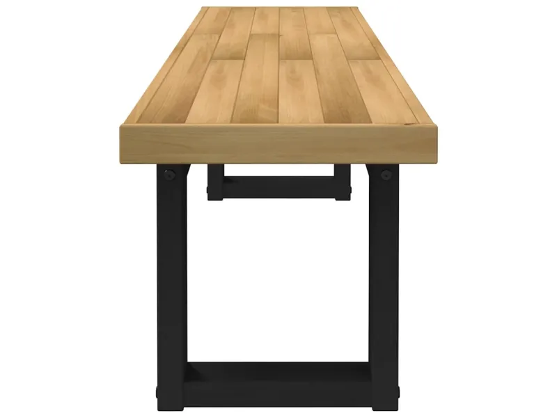 Banc à manger NOAIN pieds en forme de U 180x40x45 cm massif pin