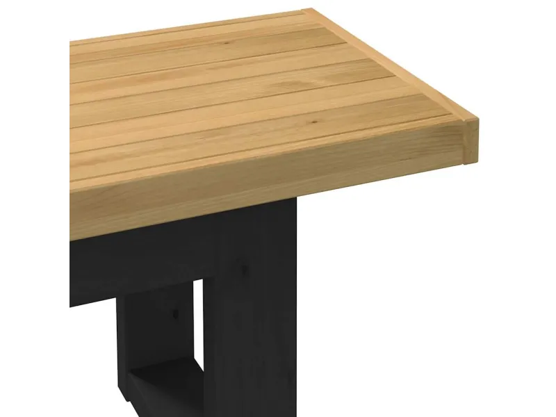 Banc à manger NOAIN pieds en forme de U 180x40x45 cm massif pin