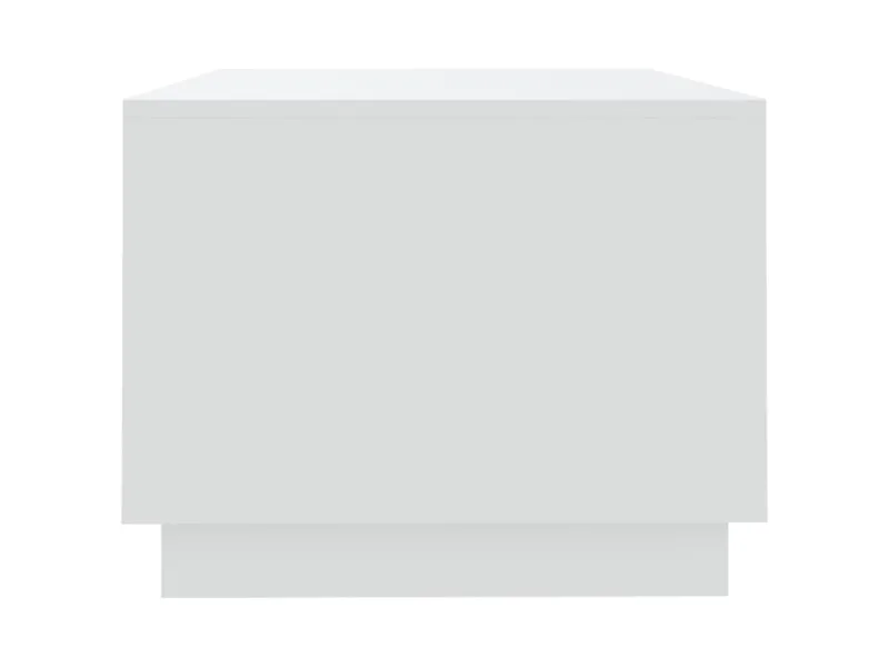 Table basse blanc 102x55x43 cm bois d'ingénierie