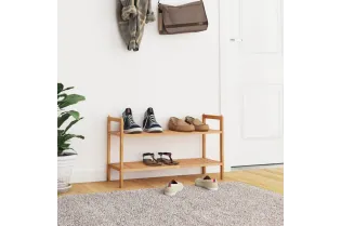 Meuble à chaussures 69x27x41 cm Bois massif de noyer